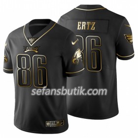 Philadelphia Eagles Tröjor Zach Ertz 86 Nike Svart Golden Edition 100th - Herr